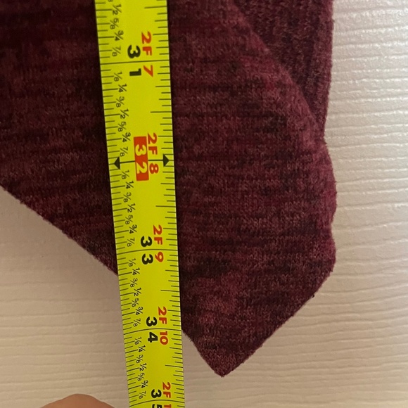 LOGO by Lori Goldstein Heathered Sharkbite Hem Cardigan - Picture 7 of 7